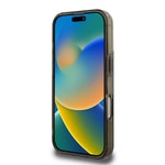 Apple iPhone 16 Pro Kılıf Guess Orjinal Lisanslı M-safe Şarj Özellikli IML Baskılı Klasik Logolu 4G Desenli Kapak