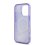Apple iPhone 16 Pro Kılıf Guess Orjinal Lisanslı M-safe Şarj Özellikli Flower Tonal Circle Kapak