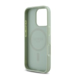 Apple iPhone 16 Pro Kılıf Guess Orjinal Lisanslı M-safe Şarj Özellikli Yazı Logolu Grained Kapak