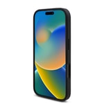 Apple iPhone 16 Pro Kılıf Guess Orjinal Lisanslı Taşlı Arka Yüzey Üçgen Logolu Kapak