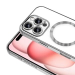 Apple iPhone 16 Pro Kılıf Kamera Korumalı M-safe Wireless Şarj Özellikli Zore Demre Kapak