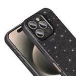 Apple iPhone 16 Pro Kılıf Kamera Korumalı Simli Lüks Zore Koton Kapak