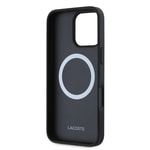 Apple iPhone 16 Pro Kılıf Lacoste Orjinal Lisanslı M-safe Şarj Özellikli Mono Vintage Logo Kapak