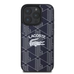 Apple iPhone 16 Pro Kılıf Lacoste Orjinal Lisanslı M-safe Şarj Özellikli Mono Vintage Logo Kapak