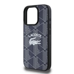 Apple iPhone 16 Pro Kılıf Lacoste Orjinal Lisanslı M-safe Şarj Özellikli Mono Vintage Logo Kapak