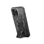 Apple iPhone 16 Pro Kılıf M-safe Şarj Özellikli Teknoloji Desenli Standlı Skinarma Helio Kapak