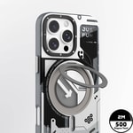 Apple iPhone 16 Pro Kılıf M-safe Şarj Özellikli Airbagli Raptic Shield Serisi Şeffaf Arka Yüzey Kapak
