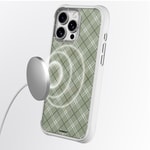 Apple iPhone 16 Pro Kılıf M-safe Şarj Özellikli Youngkit Argyle Serisi Kapak