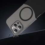 Apple iPhone 16 Pro Kılıf M-Safe Şarj Özellikli Mıknatıslı Zore Duble Kapak