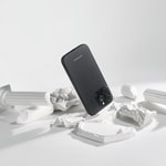 Apple iPhone 16 Pro Kılıf M-safe Şarj Özellikli Aramid Fiber Pitaka Military-Grade Classic Serisi New Logo Black-Grey Twill Kapak