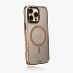 Apple iPhone 16 Pro Kılıf M-safe Şarj Özellikli Cam Arka Yüzey TPU Youngkit Gemstone Serisi Kapak