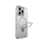 Apple iPhone 16 Pro Kılıf M-safe Şarj Özellikli Raptic Air Stand Serisi Buzlu Transparan Tasarımlı Standlı Kapak