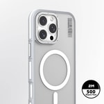 Apple iPhone 16 Pro Kılıf M-safe Şarj Özellikli Raptic Dual Serisi Şeffaf Standlı Kapak