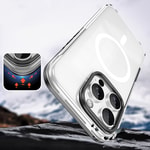 Apple iPhone 16 Pro Kılıf M-safe Şarj Özellikli Çıkarılabilir Arka Yüzeyli Zore Polar Kapak
