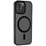 Apple iPhone 16 Pro Kılıf M-safe Şarj Özellikli Transparan Renk Geçişli Zore Toros Kapak