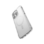Apple iPhone 16 Pro Kılıf M-safe Şarj Özellikli Raptic Air Serisi Airbag Tasarımlı Metal Köşelikli Şeffaf Kapak