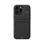 Apple iPhone 16 Pro Kılıf M-safe Şarj Özellikli Raptic Slim Wallet Serisi Deri Görünümlü Kartlıklı Standlı Kapak