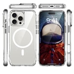 Apple iPhone 16 Pro Kılıf M-safe Şarj Özellikli Airbagli Şeffaf Zore İncek Kapak