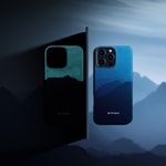 Apple iPhone 16 Pro Kılıf M-safe Şarj Özellikli Lumintex Teknolojili Fosforlu Özellikli Aramid Fiber Pitaka Tactile Woven Starpeak Serisi Over The Horizon Kapak