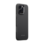 Apple iPhone 16 Pro Kılıf M-safe Şarj Özellikli Aramid Fiber Pitaka Military-Grade Classic Serisi Black-Grey Twill Kapak