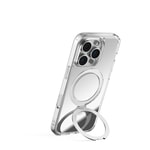 Apple iPhone 16 Pro Kılıf M-safe Şarj Özellikli Raptic Air Stand Serisi Aynalı Arka Yüzey Standlı Kapak