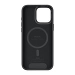 Apple iPhone 16 Pro Kılıf M-safe Şarj Özellikli Aramid Fiber Pitaka Military-Grade Classic Serisi New Logo Black-Grey Twill Kapak