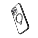 Apple iPhone 16 Pro Kılıf M-safe Şarj Özellikli Raptic AirJoy Serisi 360 Derece Dönebilen Standlı Kapak