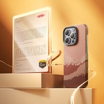 Apple iPhone 16 Pro Kılıf M-safe Şarj Özellikli Benks GoldenTide ArmorAir 600D Kevlar Kapak