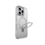 Apple iPhone 16 Pro Kılıf M-safe Şarj Özellikli Raptic Air Stand Serisi Buzlu Transparan Tasarımlı Standlı Kapak