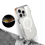 Apple iPhone 16 Pro Kılıf M-safe Şarj Özellikli Airbagli Şeffaf Zore İncek Kapak