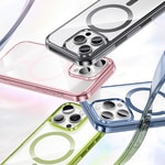 Apple iPhone 16 Pro Kılıf M-safe Şarj Özellikli Airbagli Şeffaf Benks LucentPro Serisi Kapak