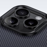 Apple iPhone 16 Pro Kılıf M-safe Şarj Özellikli Karbon Fiber Tasarımlı Benks Aurora ArmorPro Kevlar Kapak