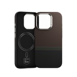 Apple iPhone 16 Pro Kılıf M-safe Şarj Özellikli Karbon Fiber Tasarımlı Benks Prestige ArmorPro Kevlar Kapak