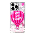 Apple iPhone 16 Pro Kılıf M-safe Şarj Özellikli Parlak Kumlu Sıvılı Youngkit Pink Dream Quicksand Serisi Kapak