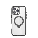 Apple iPhone 16 Pro Kılıf M-safe Şarj Özellikli Raptic AirJoy Serisi Boncuk Tasarımlı 360 Derece Dönebilen Standlı Kapak