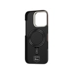 Apple iPhone 16 Pro Kılıf M-safe Şarj Özellikli Karbon Fiber Tasarımlı Benks Prestige ArmorAir Kevlar Kapak