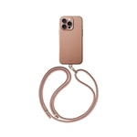 Apple iPhone 16 Pro Kılıf M-safe Şarj Özellikli Soft Arka Yüzey Askı İpli Coehl Muse Kapak