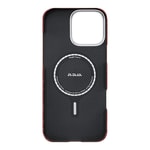 Apple iPhone 16 Pro Kılıf M-safe Şarj Özellikli Aramid Fiber Pitaka Tactile Woven Monogram Serisi Kapak