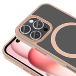 Apple iPhone 16 Pro Kılıf M-safe Şarj Özellikli Mat Arka Yüzey Zore Sio Kapak