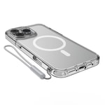 Apple iPhone 16 Pro Kılıf M-safe Şarj Özellikli Raptic Crystal M-safe Serisi Şeffaf Kapak