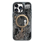 Apple iPhone 16 Pro Kılıf M-safe Şarj Özellikli Karbon Fiber Tasarımlı Benks Aurora ArmorPro Kevlar Kapak