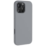 Apple iPhone 16 Pro Kılıf M-safe Şarj Özellikli Sıvı Teknolojili Silinebilir Sert Zore Kivi Kapak
