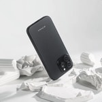 Apple iPhone 16 Pro Kılıf M-safe Şarj Özellikli Aramid Fiber Pitaka Military-Grade Classic Serisi Black-Grey Twill Kapak