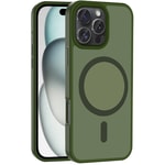 Apple iPhone 16 Pro Kılıf M-safe Şarj Özellikli Mat Arka Yüzey Zore Sio Kapak
