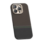 Apple iPhone 16 Pro Kılıf M-safe Şarj Özellikli Ekose Tasarımlı Benks ArmorVichy Kevlar Kapak