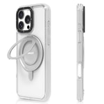 Apple iPhone 16 Pro Kılıf M-safe Şarj Özellikli Parmak Ring Standlı Youngkit Pivot Serisi Kapak
