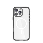 Apple iPhone 16 Pro Kılıf M-safe Şarj Özellikli Raptic AirJoy Serisi Boncuk Tasarımlı Şeffaf Kapak