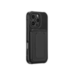 Apple iPhone 16 Pro Kılıf M-safe Şarj Özellikli Standlı Kartlıklı Set Amazingthing Glamour Luxe Serisi Kapak