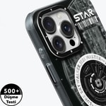 Apple iPhone 16 Pro Kılıf M-safe Şarj Özellikli Airbagli Hologram Tasarımlı Youngkit Interstellar Serisi Kapak