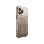 Apple iPhone 16 Pro Kılıf M-safe Şarj Özellikli Teknoloji Desenli Standlı Skinarma Helio Kapak